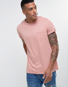 Розовая футболка River Island - Розовый