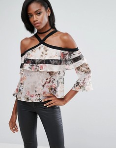 Двухслойный топ River Island - Мульти