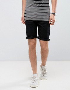 Джинсовые шорты скинни Burton Menswear - Черный
