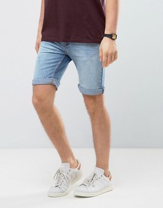 Джинсовые шорты скинни Burton Menswear - Синий