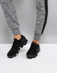 Черные кроссовки Nike Running Vapormax Flyknit - Черный