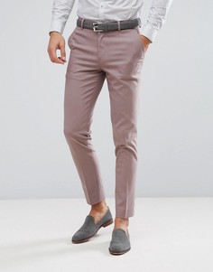 Облегающие брюки ASOS Wedding - Фиолетовый