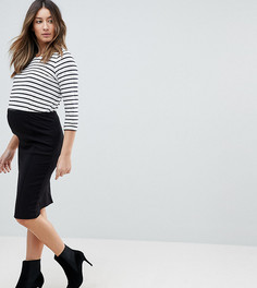 Облегающая юбка Mamalicious - Черный Mama.Licious