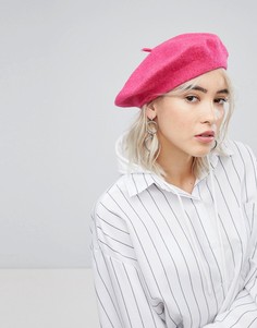 Шерстяной берет ASOS - Розовый