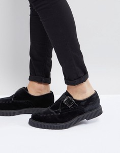 Черные бархатные монки ASOS - Черный