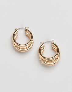 Серьги-кольца ASOS - Золотой