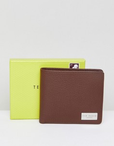 Кожаный бумажник с карманом для монет Ted Baker - Рыжий