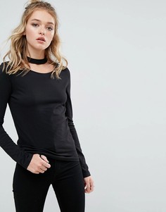Топ с чокером Cheap Monday - Черный