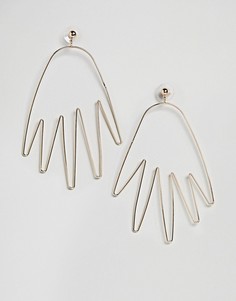 Броские серьги ASOS - Золотой