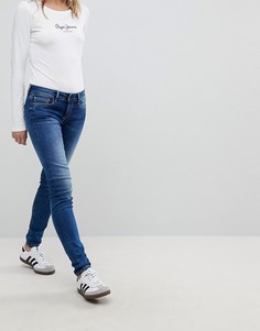 Джинсы скинни с заниженной талией Pepe Jeans Soho - Синий