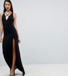 Платье макси эксклюзивно для ASOS TALL - Черный