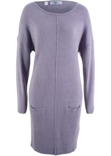 Платье вязаное (дымчато-фиолетовый) Bonprix