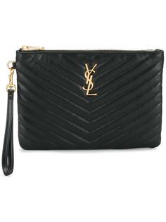 стеганый клатч Monogram Saint Laurent