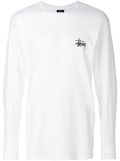 толстовка с принтом-логотипом Stussy