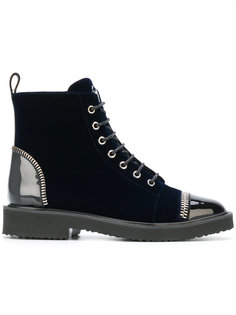 ботинки с лакированными вставками Giuseppe Zanotti Design
