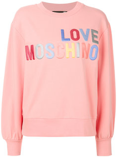 джемпер с аппликацией  Love Moschino