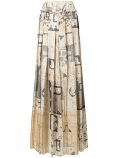 плиссированная юбка Maison Margiela