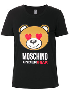 футболка с принтом плюшевого медведя Moschino