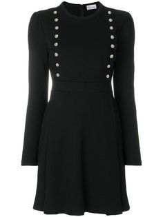 платье с декорированными пуговицами Red Valentino