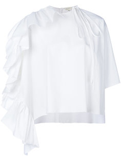 ruffle cape blouse  Delpozo