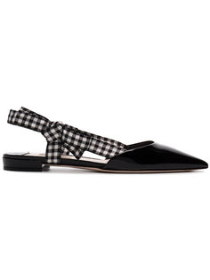 flat peep toe sandals  Miu Miu