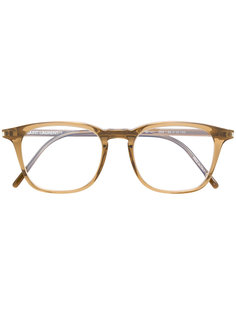 очки с квадратной оправой Saint Laurent Eyewear