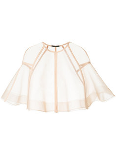 Darby crop cape Alex Perry