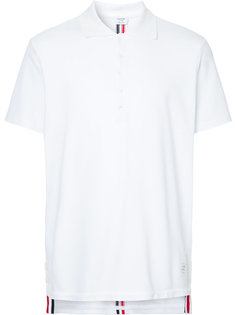 футболка из ткани пике с полосками на спине Thom Browne