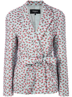 jacquard belt blazer Rochas