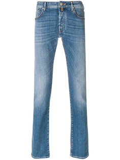 выбеленные джинсы прямого кроя Jacob Cohen