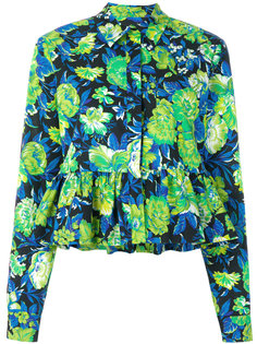 floral peplum shirt MSGM