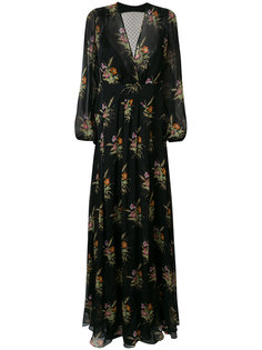 sheer back floral dress Nº21