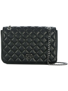 стеганая сумка на плечо Love Moschino