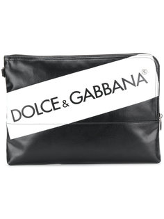 клатч с логотипом Dolce &amp; Gabbana