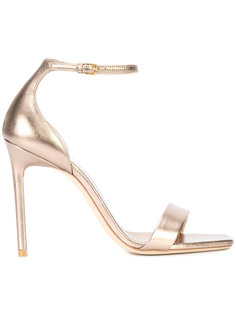 босоножки Amber с эффектом металлик Saint Laurent