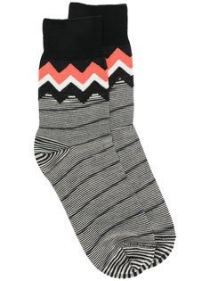 носки с узором "зигзаг" Missoni
