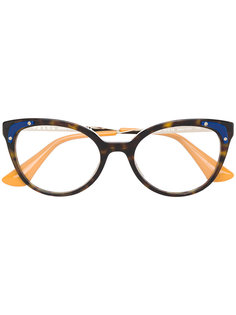 очки с квадратной оправой Prada Eyewear