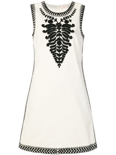 платье с вышивкой Tory Burch