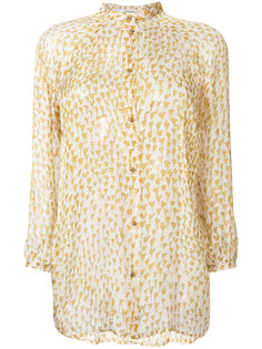 sheer button up blouse Humanoid