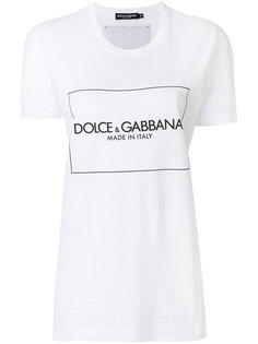 футболка с логотипом  Dolce &amp; Gabbana