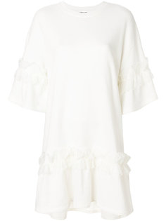 платье с кружевной оборкой McQ Alexander McQueen