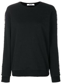 свитер с логотипом MSGM