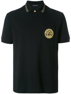 футболка-поло с логотипом  Versace