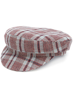 plaid baker boy hat Isabel Marant Étoile