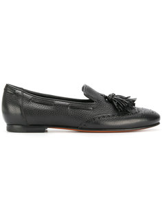 лоферы с кисточками Santoni