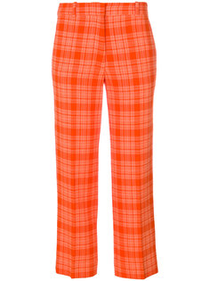 plaid trousers Victoria Beckham