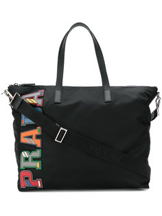 сумка на плечо с бляшкой с логотипом  Prada