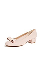 Salvatore Ferragamo Vara Low Heel Pumps