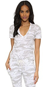 MONROW Neutral Camo Oversized Tee