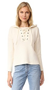 Madewell Jameson Waffle Textured Hoodie